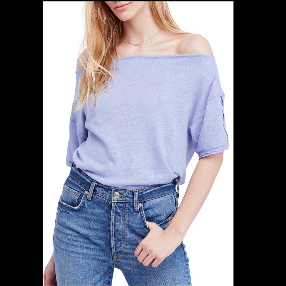 Free People She’s So Cool Off the Shoulder Top
